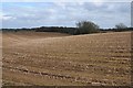 SO7669 : Stubble field opposite Claybrook Farm by Philip Halling