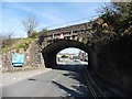 Railway bridge crossing Par Green