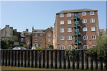 TF4609 : Hauck Flame Warehouse and Georgian Court, Wisbech by Jo Turner