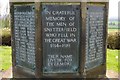 SP2159 : Names of the fallen, Snitterfield by Philip Halling