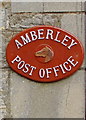 Amberley Post Office name sign, Gloucestershire