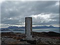 NG7038 : Triangulation pillar, Carn Donnachaidh, Ross and Cromarty by Claire Pegrum