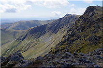 SH8624 : The eastern face of the Aran ridge by Andrew Hill