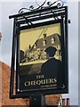 Chequers on the Green sign