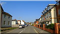 Looking from Butts Road into  Ackender Road