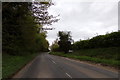 TM3869 : Entering Sibton on the A1120 Yoxford Road by Geographer