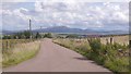 Road between Black Hill and Warlaw Hill