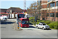 Buses leaving Horsham town centre