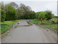 A somewhat forlorn Post Box beside the road near Calcethorpe