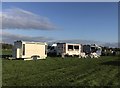 Mobile catering vans at Bradwall Horse Trials