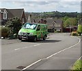 ST2788 : Green van, Bethesda Close, Rogerstone by Jaggery