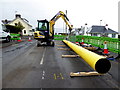 Moving pipelines, Omagh