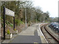 The Looe branch line at Liskeard station