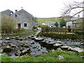 Stepping stones over Stainforth Beck