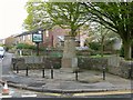 Sutton Lane Ends, War memorial and village sign