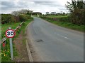 The road to Warthill, heading north out of Holtby