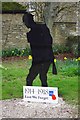 Silent Soldier at Bampton War Memorial, Market Square, Bampton, Oxon