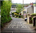 KEEP CLEAR/CADWCH YN GLIR, Bethesda Place, Rogerstone