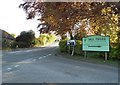 Lullington Lane at the junction of the B3090