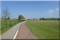 Cycle path to the school