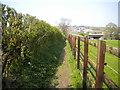 Public footpath to Pinxton north east of Hall Green