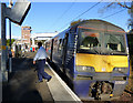 Class 320 train at Inverkip station