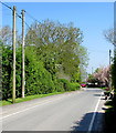 Towards a bend in Church Row, Redwick