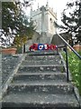 War memorial and church, Potterne