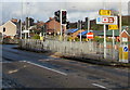 Wrexham Road pelican crossing, Caergwrle, Flintshire