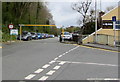 Scotchwell Car Park entrance from Mill Road,  Haverfordwest 