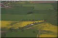 Layby on A1079 east of York: aerial 2018