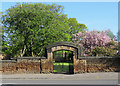 Ilkeston Road: the gate to Christ Church Gardens