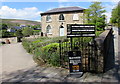 Entrance to Blaenavon World Heritage Centre and Blaenavon Library