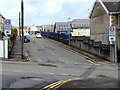 ST1499 : Start of the 20 zone, Park Crescent, Bargoed by Jaggery