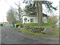 Circular dwelling on the A70, at the entrance to Carlindean Farm, near Carnwath