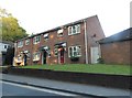 Terrace of houses on the A350, Westbury Leigh