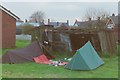 Camping in Llanymynech, 1988