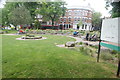 View of the rockery in Turnham Green