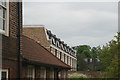 View of the rear of new flats in the Chiswick Gate development