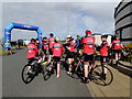 Cyclists at Omagh Youth Sport, Killyclogher, Omagh (2)