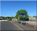 Bus shelter in Pavor Road for the No. 34 bus