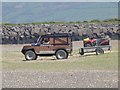 SD1577 : All terrain vehicle on Haverigg Bank by Oliver Dixon