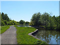 Narrowing of the Leeds - Liverpool Canal