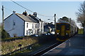 Train arriving at Gunnislake Station