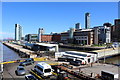 The ocean terminal area at Liverpool - Princes Dock