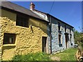 Colourful farm buildings