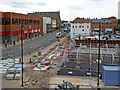 Snow Hill and the new market site, Wolverhampton