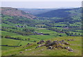 SO0653 : Summit of Caer Einon and Wye valley view by Andrew Hill