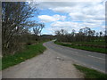 The A711 heading for Dalbeattie