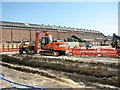 Construction site by the River Wensum